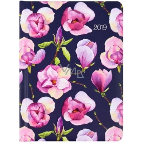 Albi Diary 2019 Weekly Magnolia 12.5 cm x 17 cm x 1.1 cm
