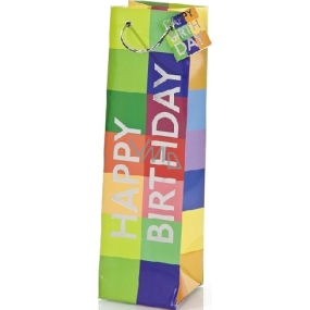 BSB Luxury gift paper bag 36 x 10.5 x 10 cm Happy Birthday LDT 290-F