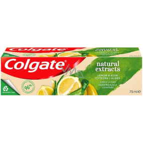 Colgate Natural Extracts Lemon & Aloe toothpaste 75 ml