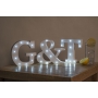 Nekupto Wooden LED Letter I Decoration 16 cm