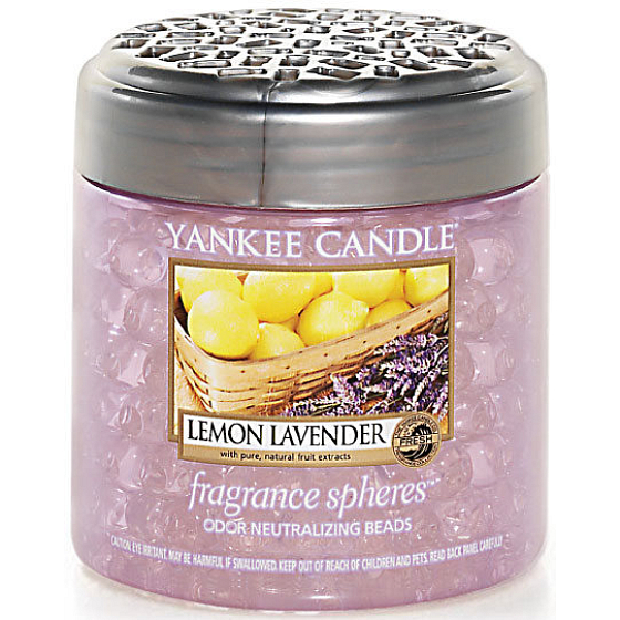 Yankee Candle Lemon Lavender - Lavender Spheres fragrant pearls neutralize odors and refresh small spaces 170 g