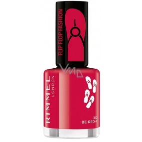 Rimmel London 60 Seconds Flip Flop nail polish 312 Be Red-y 8 ml
