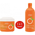 Ziaja Orange butter shower peeling with microgranules 200 ml + shower gel 500 ml, duopack