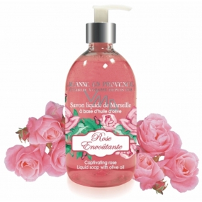 Jeanne en Provence Rose Envoutante - Captivating rose liquid hand soap dispenser 500 ml