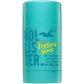 Hollister Festival Vibes For Him deodorant stick for men 75 g