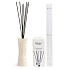 Millefiori Milano Air Design Diffuser container for fragrance wicking through a porous wooden top Clepsydra white