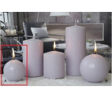 Lima Ice pastel candle light purple ball 80 mm 1 piece
