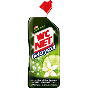 WC NET Gel Crystal Citrus Fresh WC gel, 750 ml WC NET Gel Crystal Citrus Fresh WC gel, 750 ml