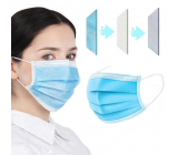 3-layer Premium non-woven disposable medical protective mask low breathing resistance 1 piece