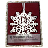 Albi Christmas ornament with Swarovski crystals for hanging with a description - For Christmas for the best teacher, approx. 7 x 8 cm