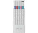 Uni Mitsubishi Emott Fine Liner Set 05 Candy 5 Pieces 0.4 mm