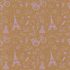 Apli Gift wrapping paper 70 x 200 cm Kraft Fun natural with purple