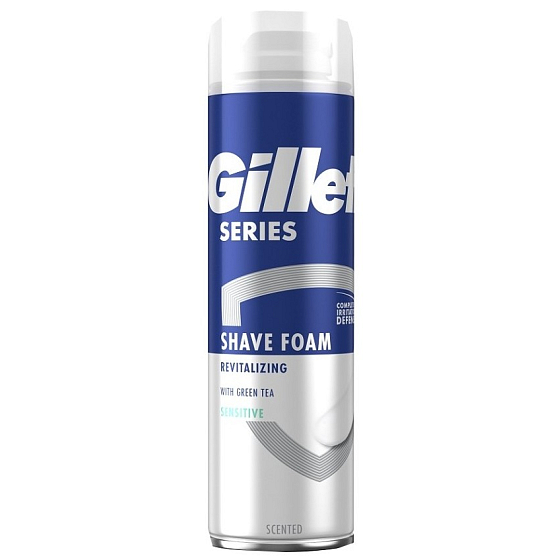 Gillette Series Revitalizing shaving foam for men 250 ml