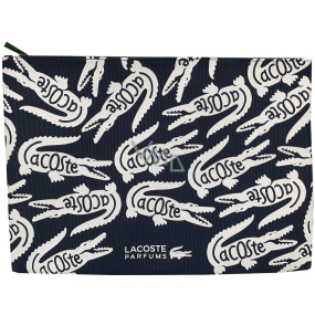 Lacoste Parfums cosmetic bag dark blue 37 x 26 cm