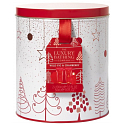 Grace Cole Wild Fig & Cranberry shower gel 100 ml + body cream 100 ml + bath foam 50 ml + bath sponge + tin box, cosmetic set for women