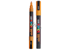 Posca Universal acrylic marker 0,9 - 1,3 mm Glitter orange PC-3M