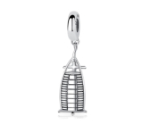 Sterling silver 925 Dubai Burj Al Arab, travel bracelet pendant