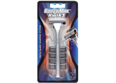 Super-Max Kwik3 disposable 3-blade shaver + 4 replacement heads for men