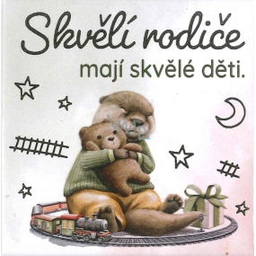 Albi Magnet with embossing Great parents have great kids 6,5 x 6,5 cm