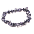 Goldstone / aventurine blue bracelet elastic chopped natural stone 16 cm, for children, stone of ambition