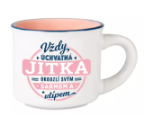 Albi Espresso Mug Jitka - Always charming, charms with her charm and wit 45 ml