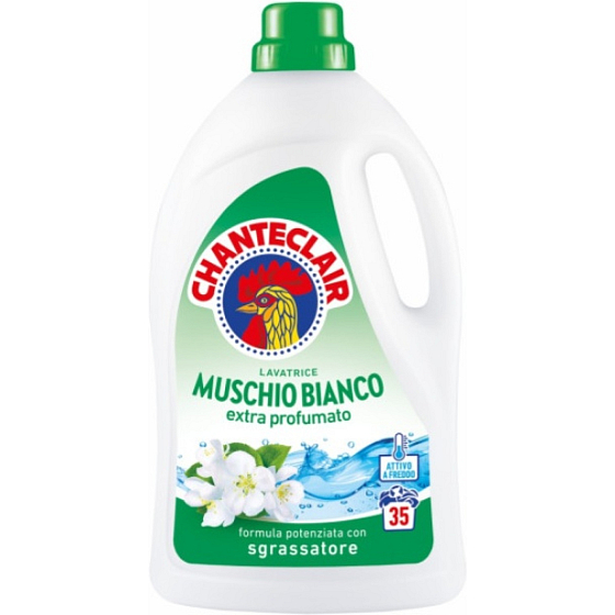 Chante Clair Liquid Detergent Lavatrice Muschio Bianco 1.575 L