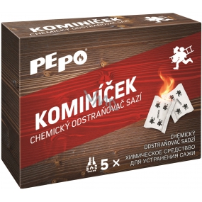 Pe-Po Kominíček chemical soot remover for chimneys and flue pipes 5 pieces x 14 g