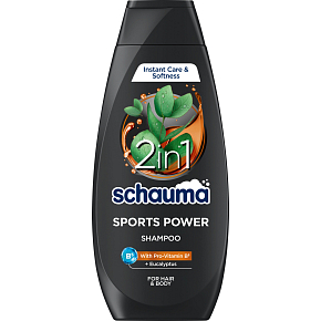 Schauma Shampoo Men Sports Strengthening, 400 ml
