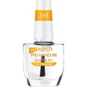 Astor Pro Manicure 5in1 Base Coat Base Nail Care 001 Give Me All! 12 ml