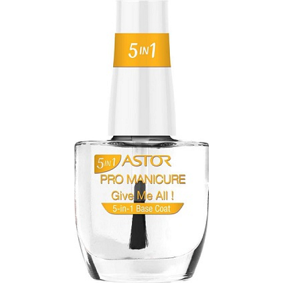 Astor Pro Manicure 5in1 Base Coat Base Nail Care 001 Give Me All! 12 ml