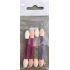 Double-sided colorful eyeshadow applicator, 4 pieces