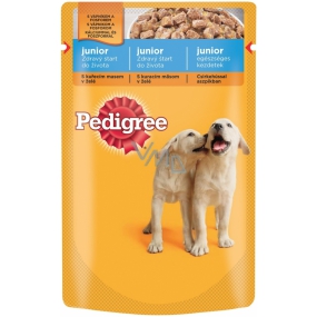 Pedigree Junior with chicken and rice in a jelly pocket 100 g