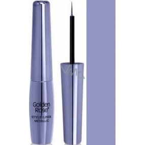 Golden Rose Style Liner Metallic Eyeliner Liquid Eyeliner 05 Purple 6.5 g