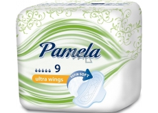 Pamela Ultra Wings Satin Soft hygienické vložky s křidélky 9 kusů