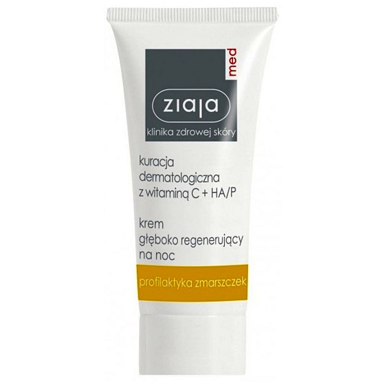 Ziaja Med Dermatitis Vitamin C & Hyaluronic Regenerating Night Cream 50 ml