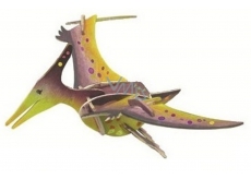 Dřevěné puzzle dinosauři 2 Pteranodon 20 x 15 cm