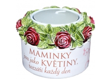 Albi Romantická zahrada Svíčka - Maminky jsou květiny, rozzáří každý den 6 x 5 cm