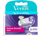 Gillette Venus Deluxe Smooth Swirl Replacement Heads 4 pieces, for women