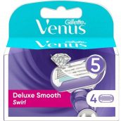 Gillette Venus Deluxe Smooth Swirl Replacement Heads 4 pieces, for women