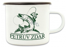 Bohemia Gifts & Cosmetics Plecháček Petrův zdar s potiskem pro rybáře 8 cm