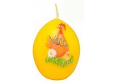 Animals Easter candle yellow egg 54 g