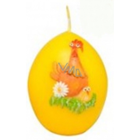 Animals Easter candle yellow egg 54 g