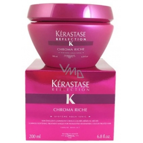 Kérastase Réflection Masque Chroma Riche Softening mask for shine of highlighted and colored hair 200 ml