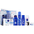 Nivea Travel set for women shower gel 50 ml + nourishing cream 50 ml + antiperspirant Invisible 100 ml + hairspray 75 ml + Hairmilk shampoo 50 ml + wipes 7 pieces, cosmetic set