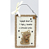 Nekupto Pets wooden sign The best doctor has 4 paws... cat 11 x 17 cm