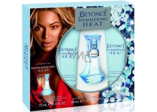 Beyoncé Shimmering Heat parfémovaná voda pro ženy 30 ml + sprchový gel 75 ml + tělové mléko 75 ml, kosmetická sada