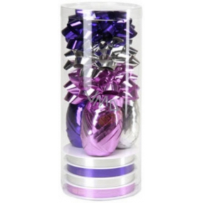 Ditipo Gift wrapping set purple-silver 2811901