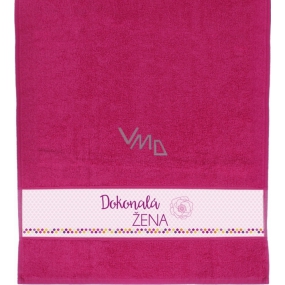 Albi Towel Perfect Woman, Flower, Pink 90 x 50 cm