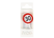 Albi Cake candle single - Brand 30, 2,5 cm
