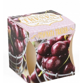 Albi Juicy cherry scented candle in a box, burns 15 hours 52 g